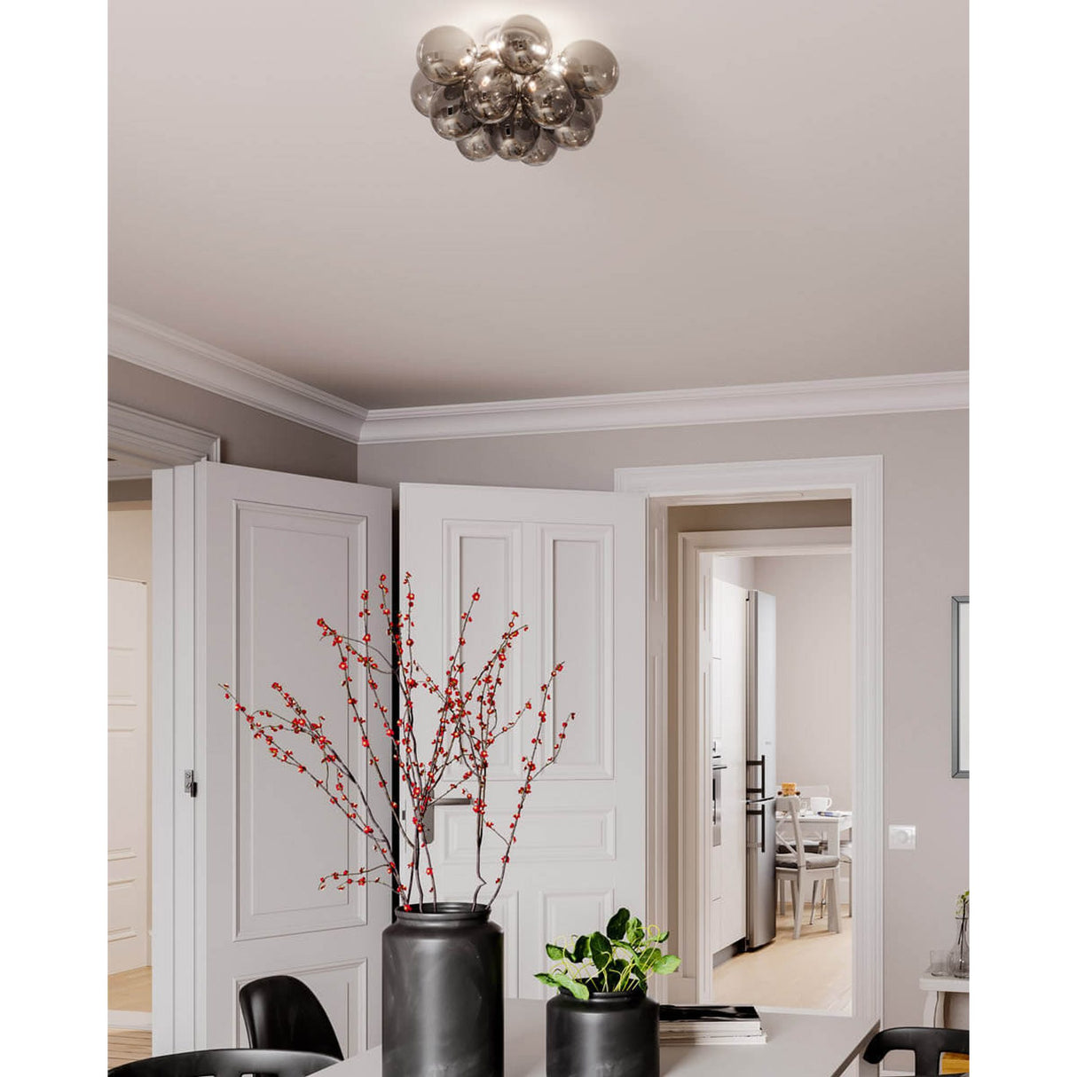 Gross Plafond 30 cm Rökgrå