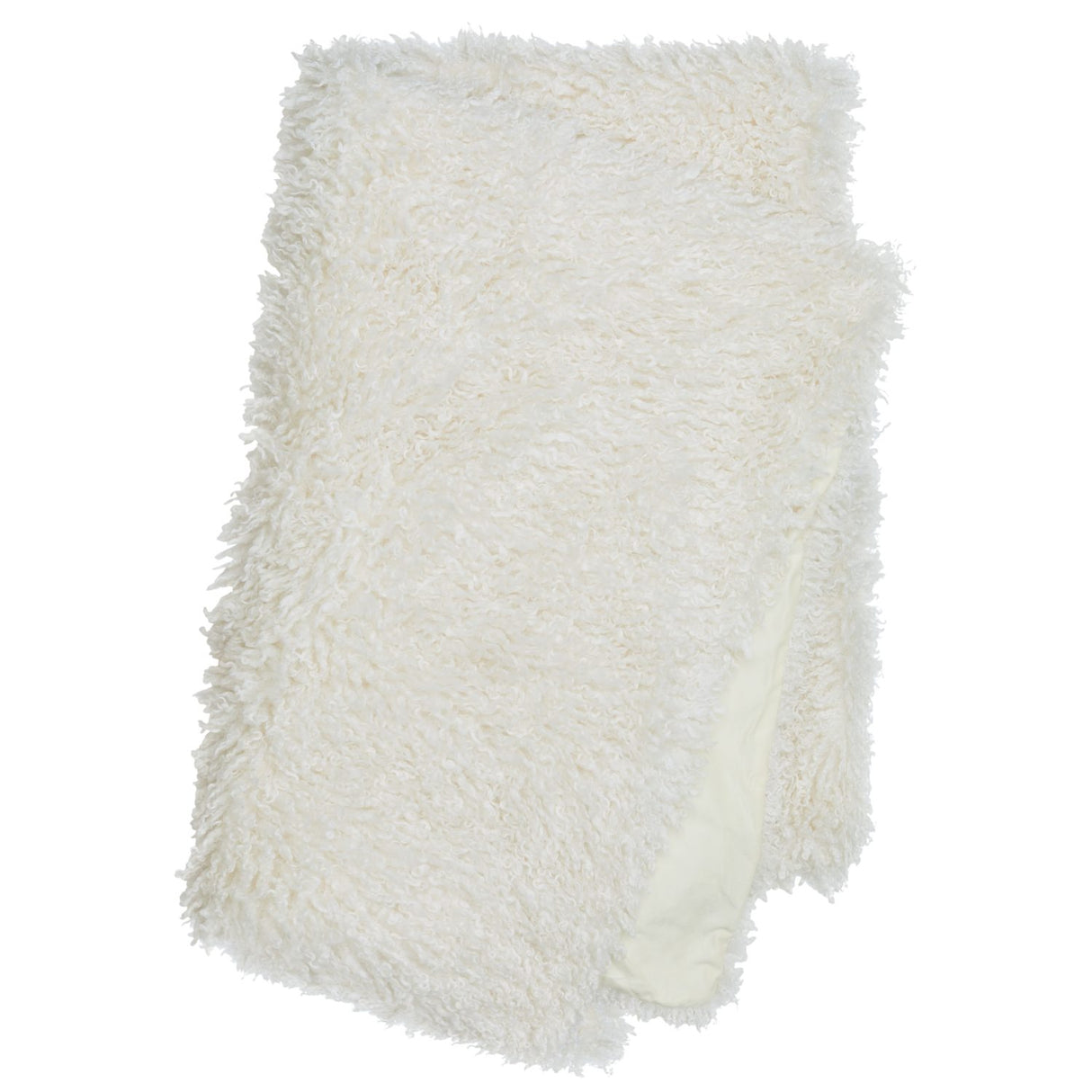 Wooly Pläd Ivory