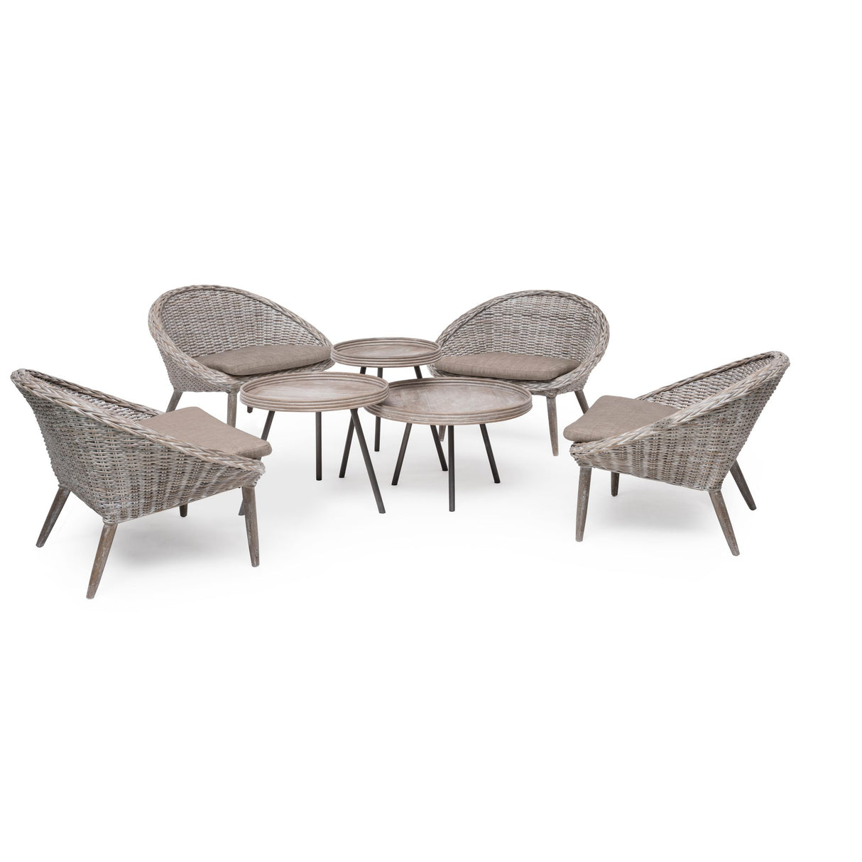 Leicester Utebord 60 cm Grå