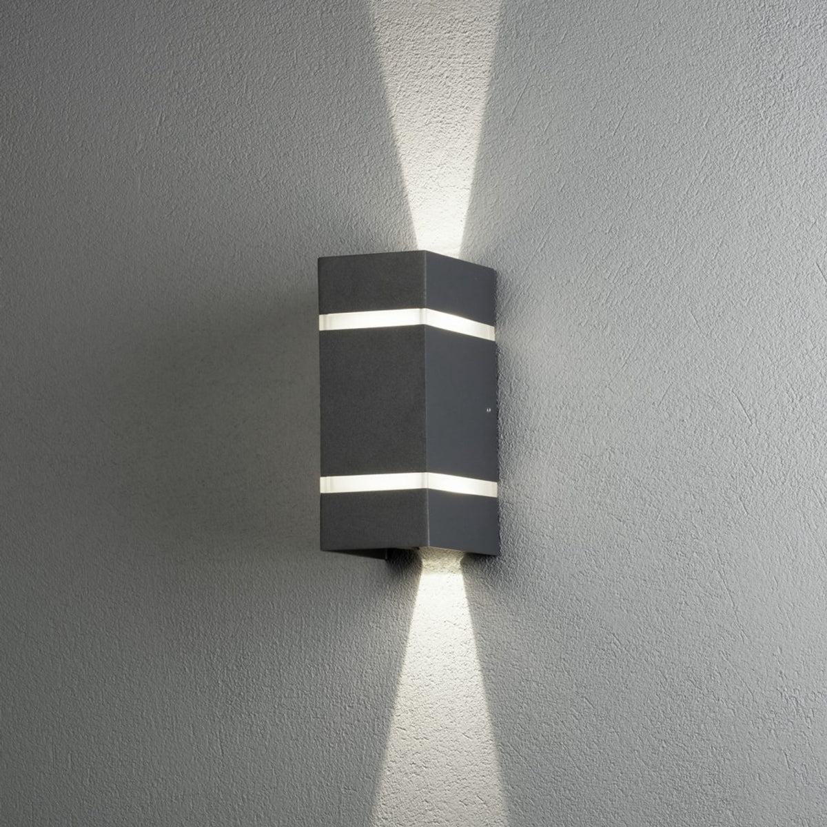 Cremona HP-LED 2x3W Mörkgrå Vägglampa Ute