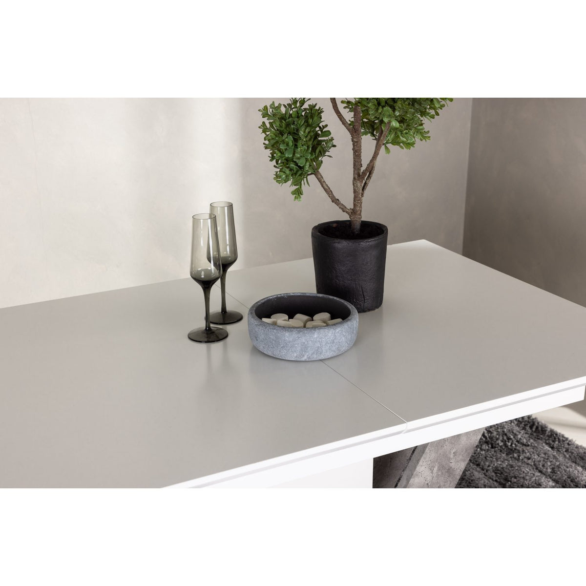 Disa Rektangulärt matbord Vit, 80 x 120