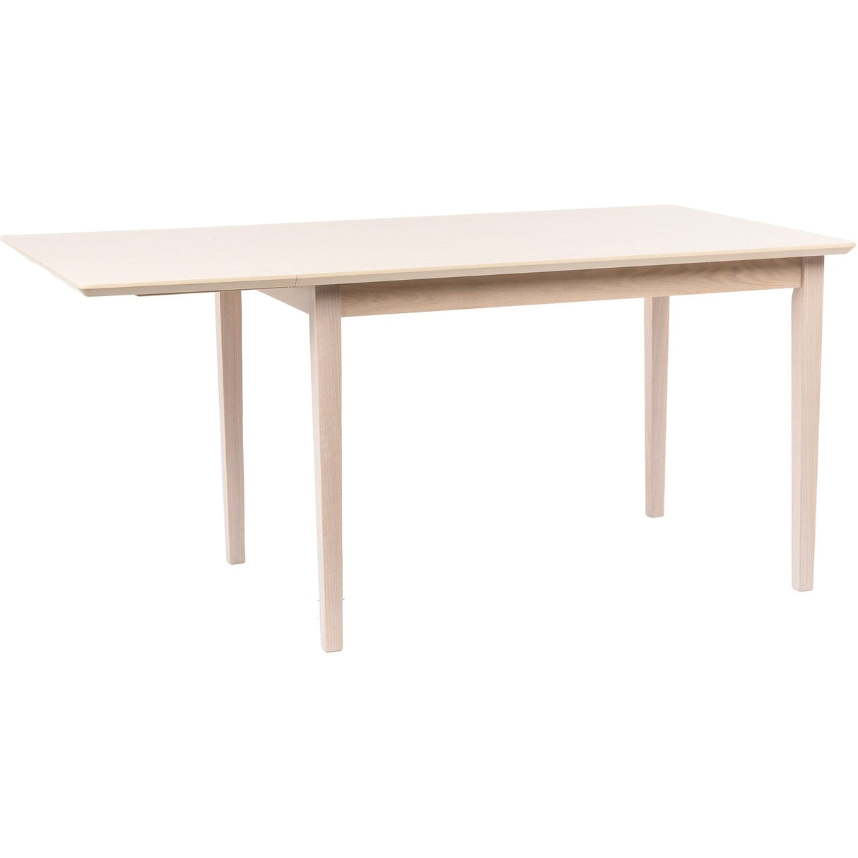 Linde med Klaff Matbord Vit, 120x85 cm