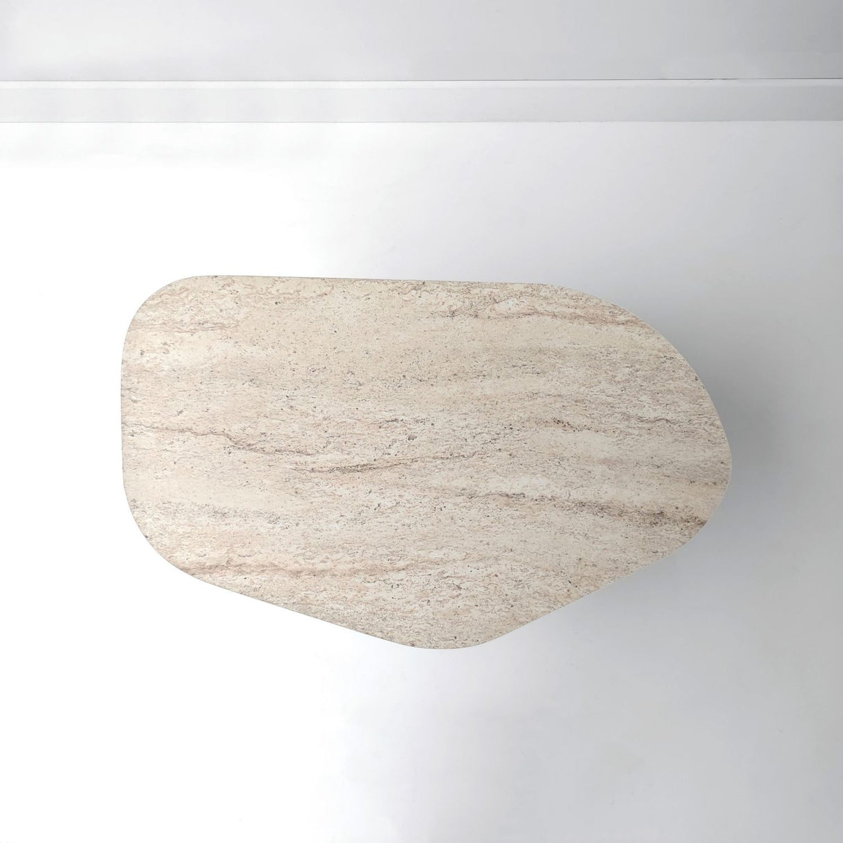 Praia (100 x 35 x 60 cm) Travertin Valnöt Skrivbord