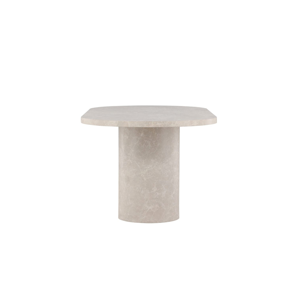 Narvik Ovalt matbord Beige, 200 x 100