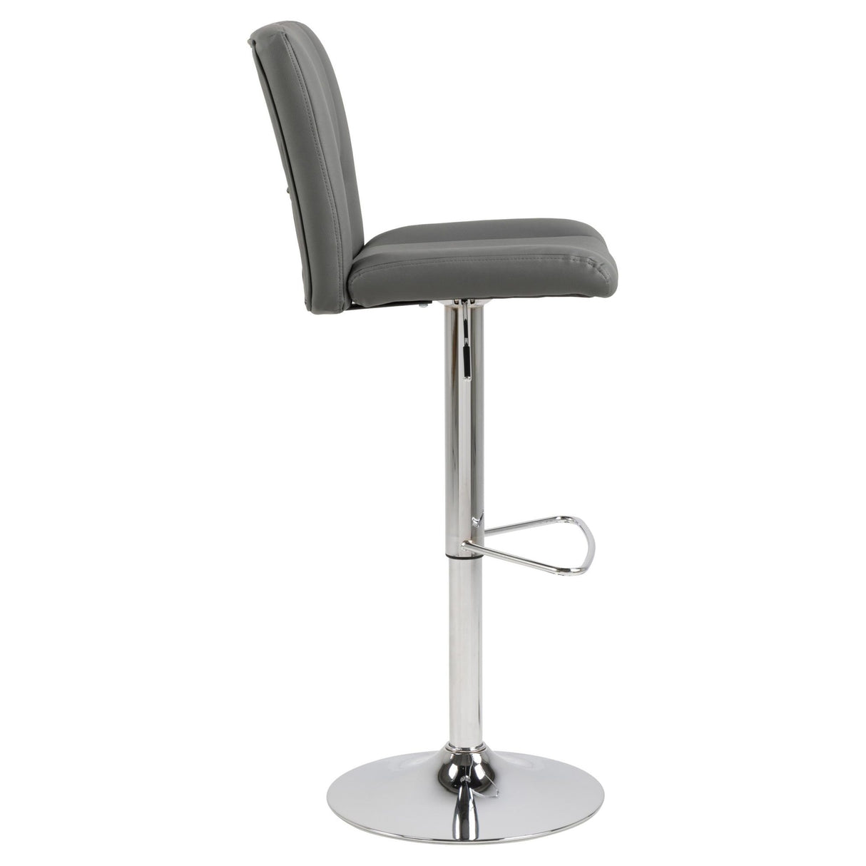 Strasbourg Barstol PU Grå