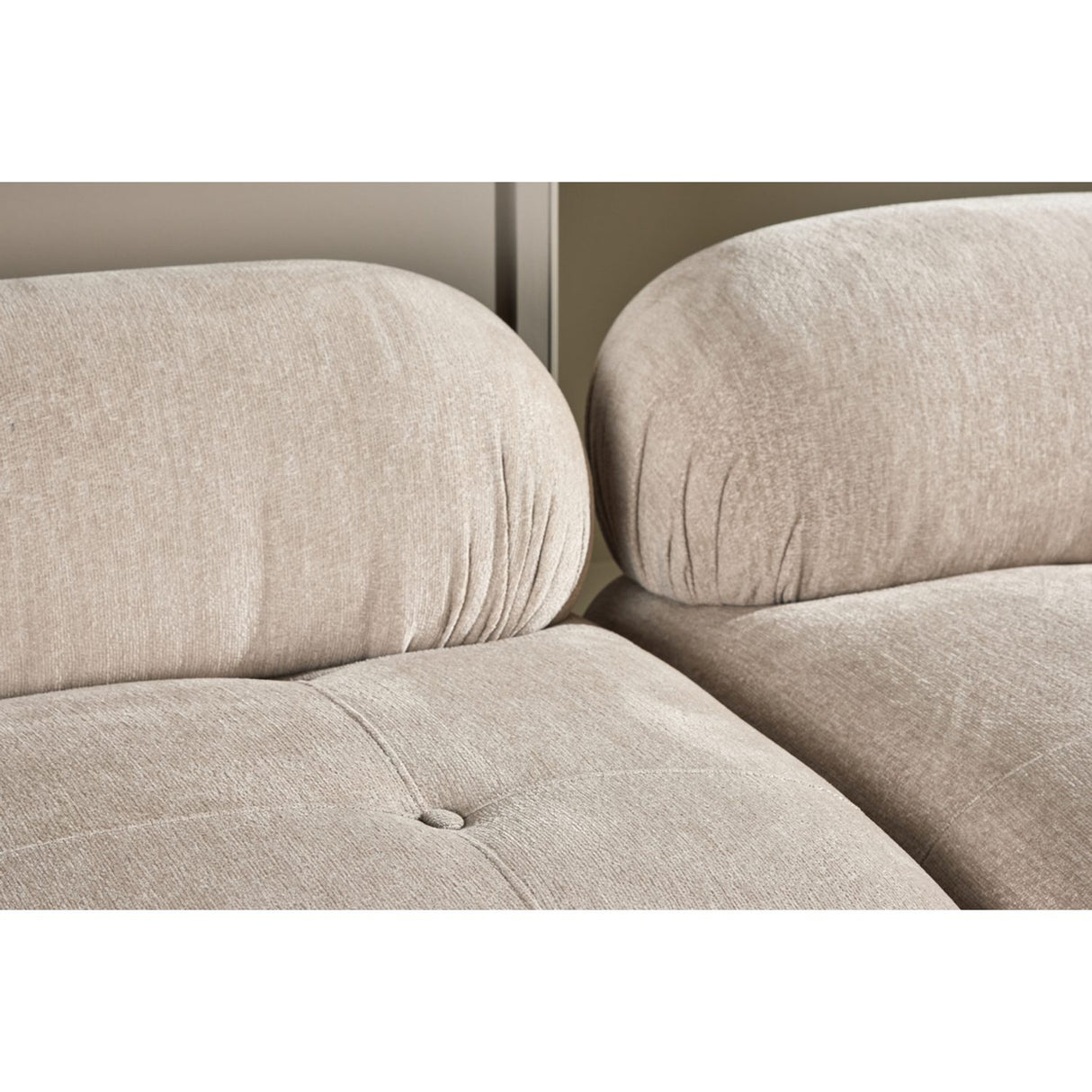 Mika 3-sitssoffa Beige, Silver
