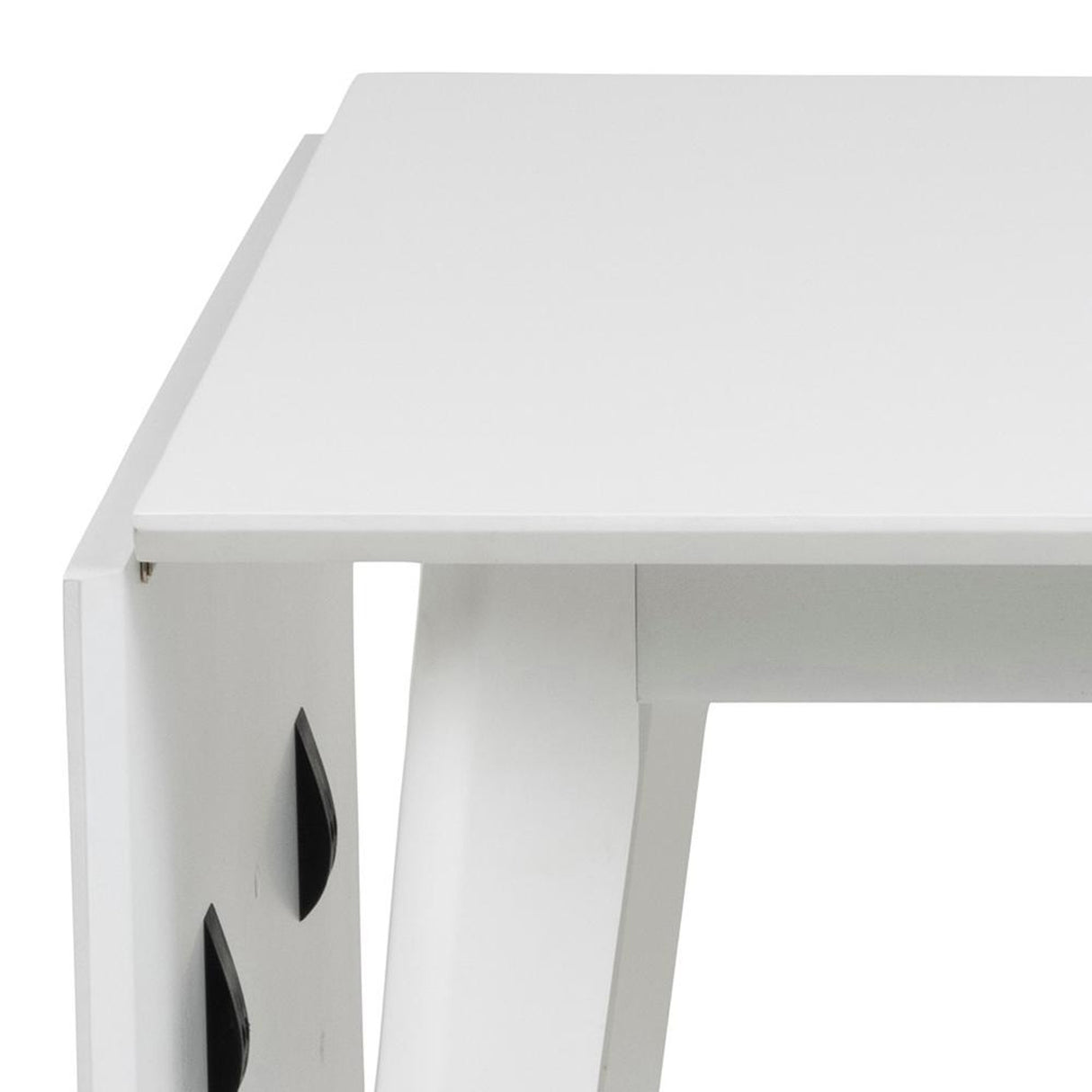 Alba Matbord 80x80/120 cm Vit
