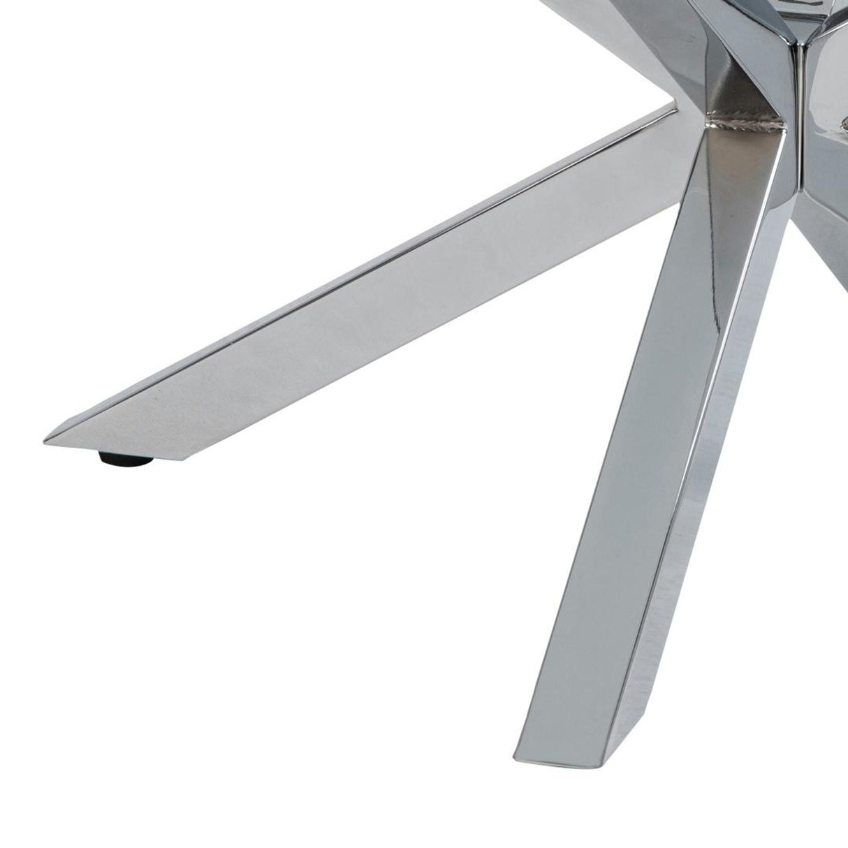 Verdun Soffbord Rund 82 cm Glas/Krom