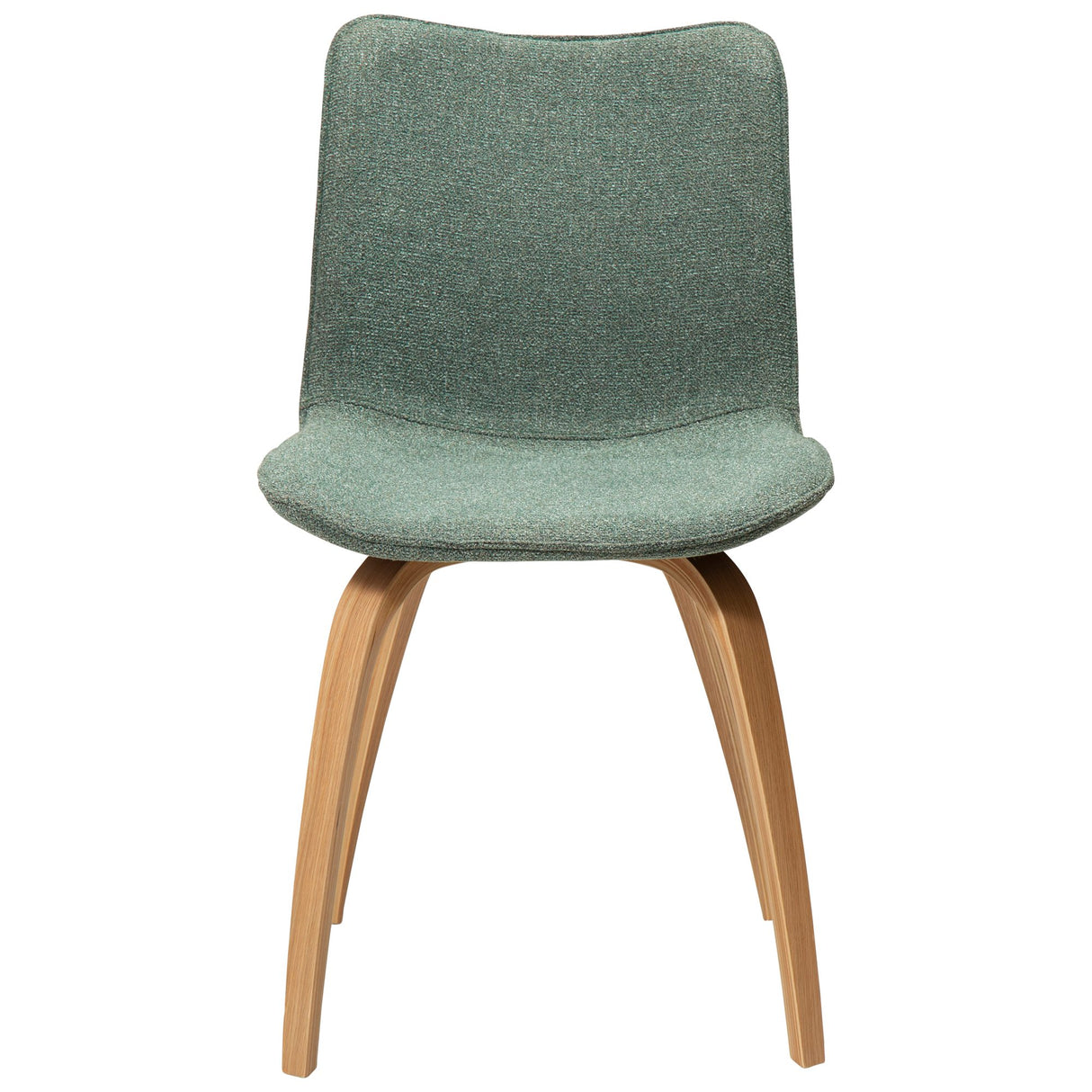 Glee Stol Pebble Green Bouclé, Oak