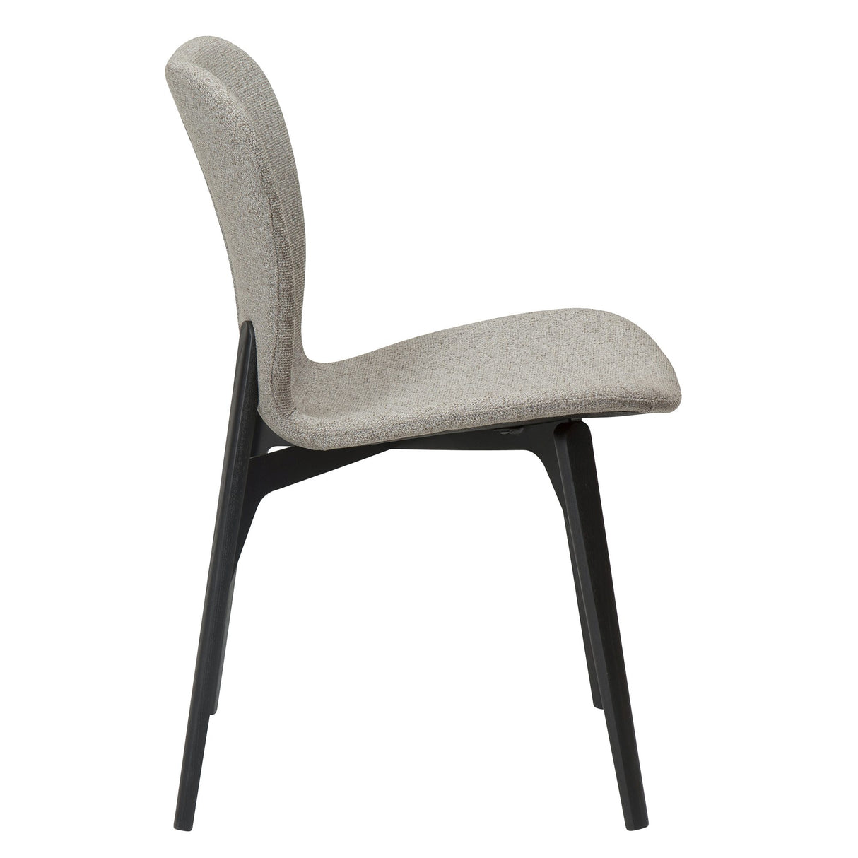 Paragon Stol Pebble Earth Bouclé, Black Ash