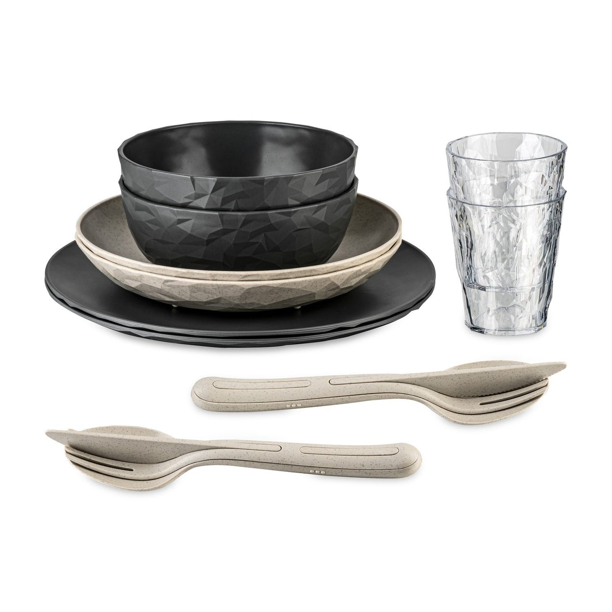 Club set skagen 10 delar Servis Ash Grey/Desert Sand