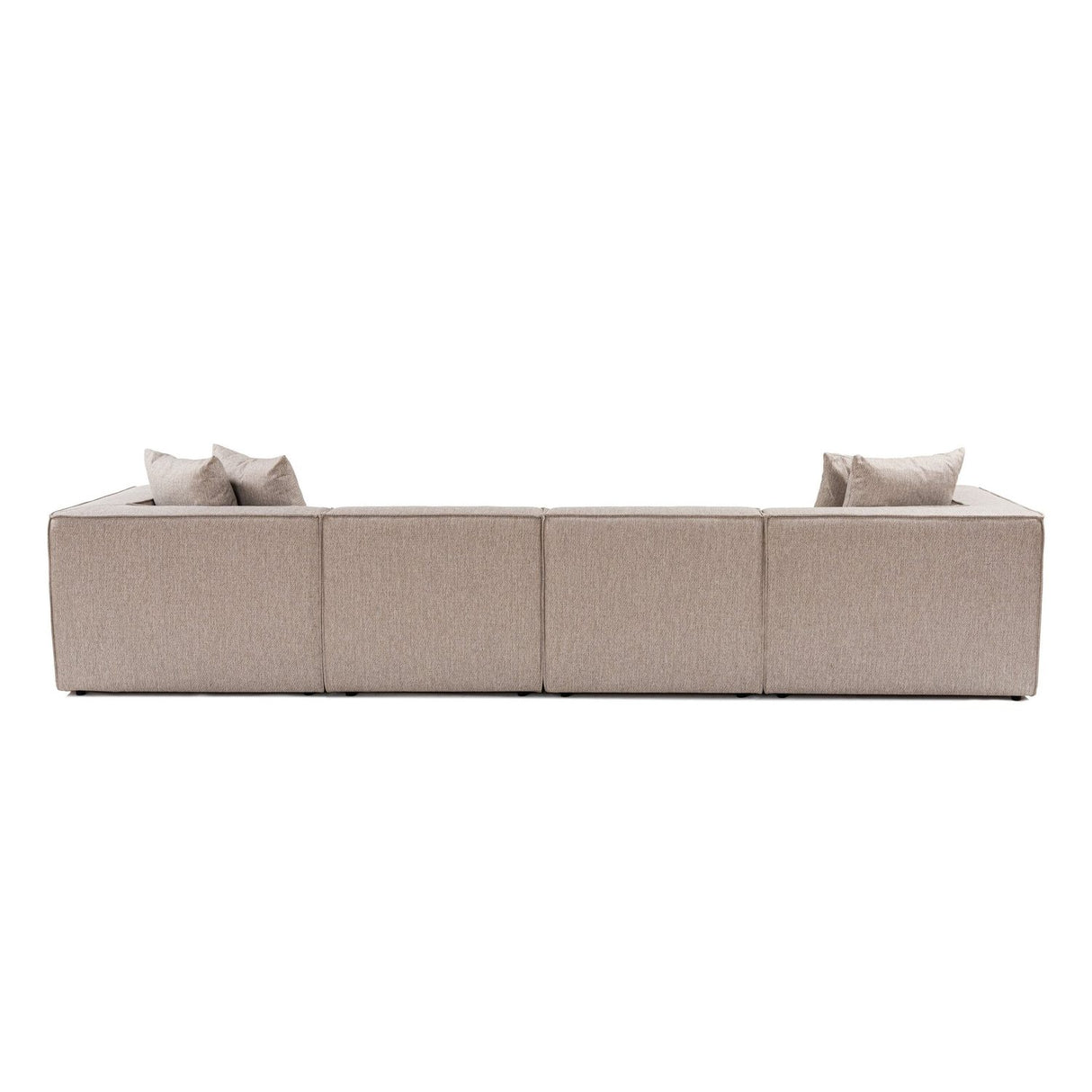Sora (350 x 65 x 190 cm) Hörnsoffa Sandbeige