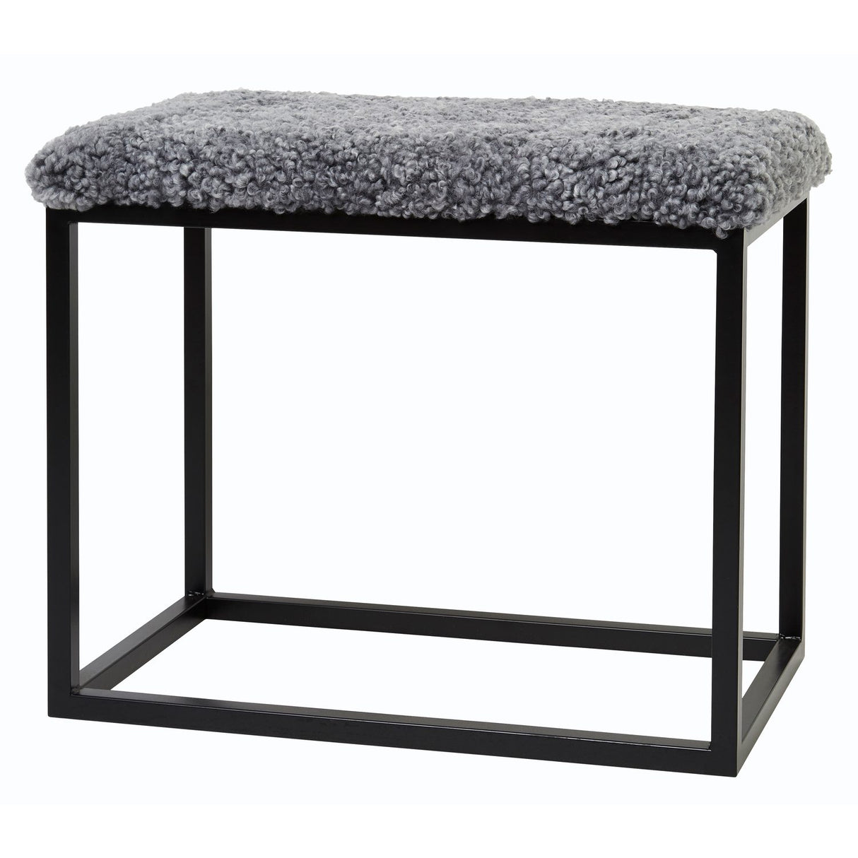 Palle M Bänk Charcoal Grey Silver/Black