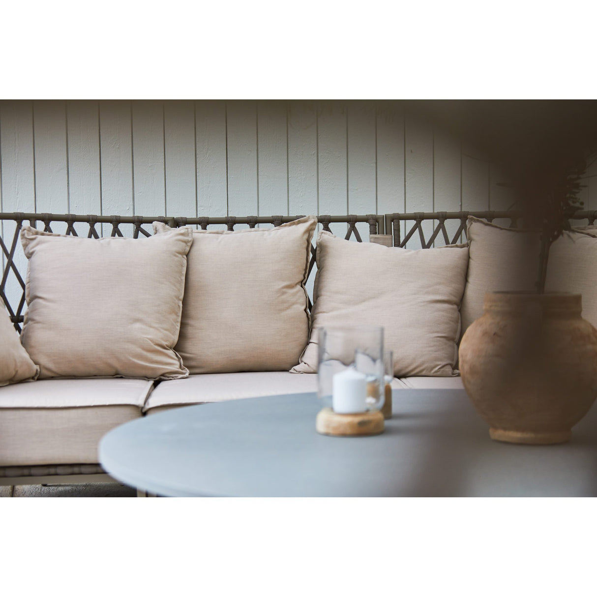 Jet Set 3-Sits Loungesoffa Beige