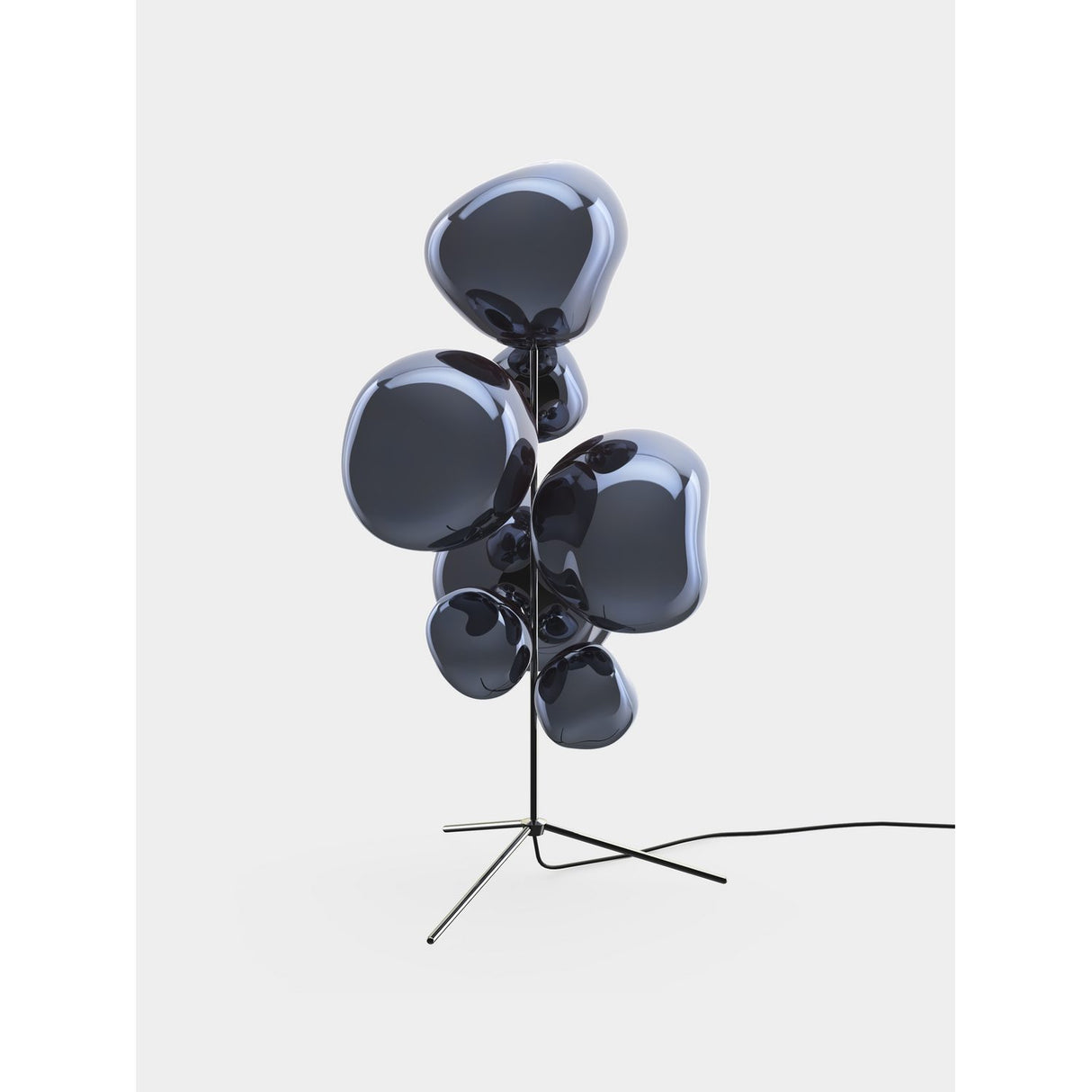 Melt Golvlampa Smoke, Silver