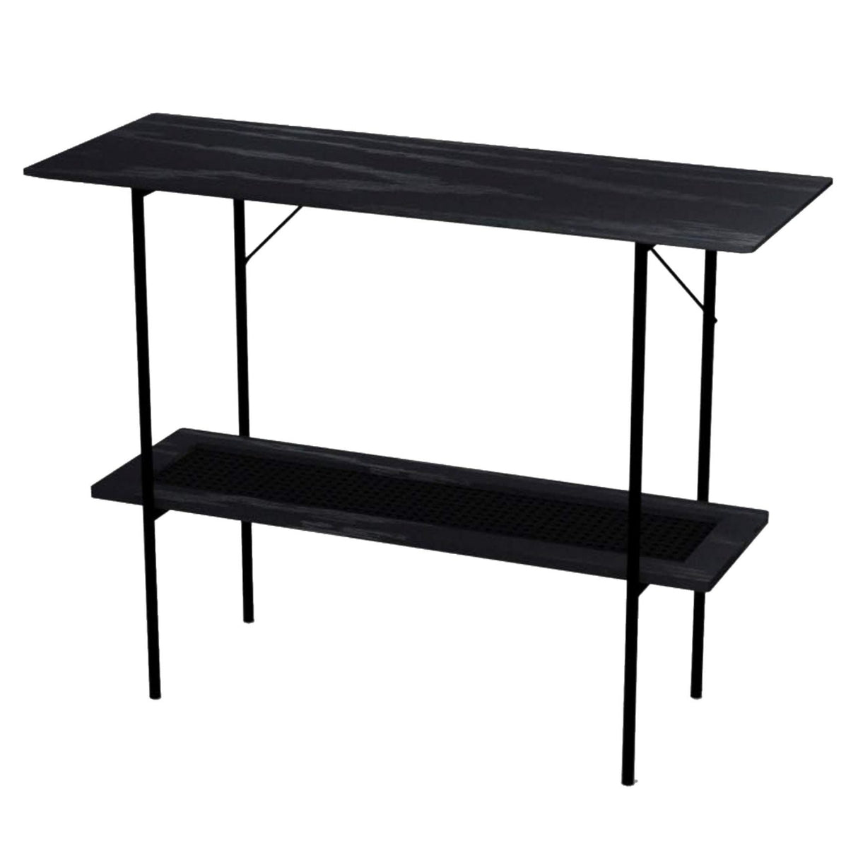 Segmento 100 cm Avställningsbord Svart