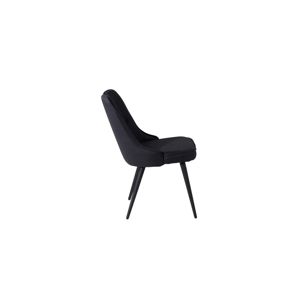 Velvet Deluxe Matstol Svart, Polyester