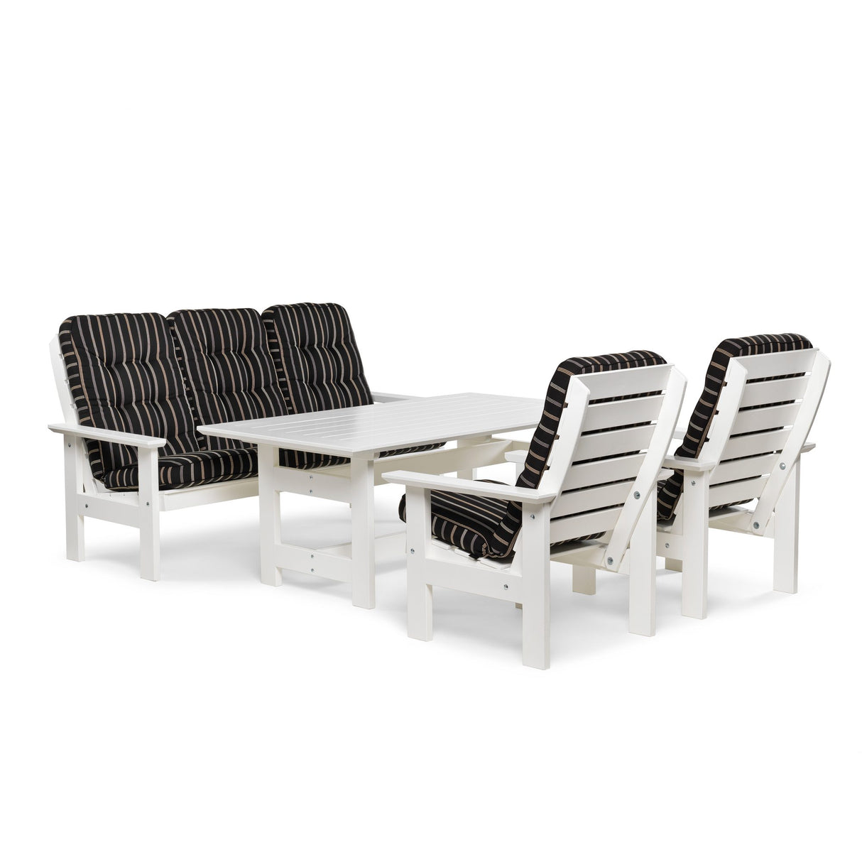 Herrgård Utebord 90x165 cm Vit