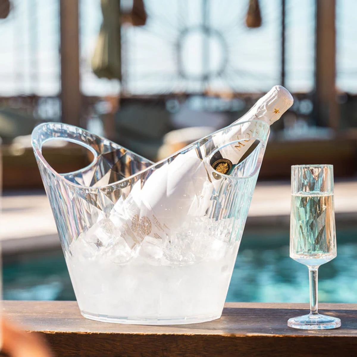 Superglas club bucket 6l crystal clear Vinkylare