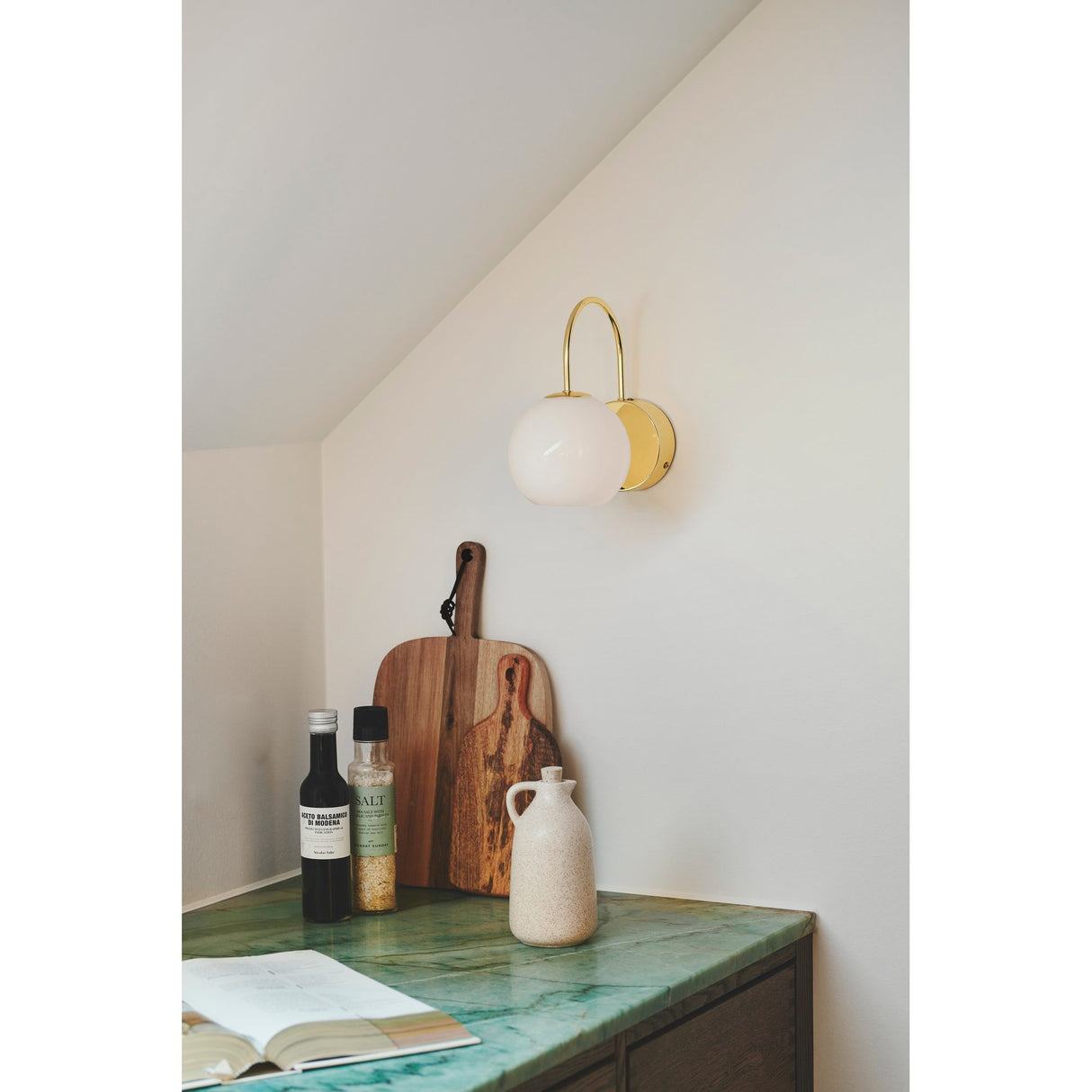 Franca Mässing Vägglampa