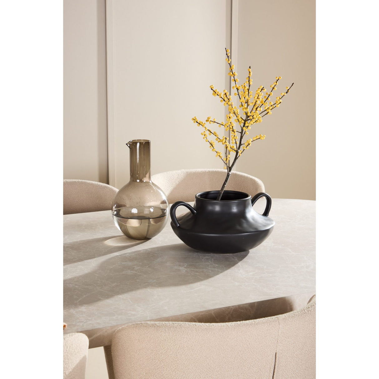 Narvik, Astoria Oval matgrupp Beige, Beige, 200 x 100