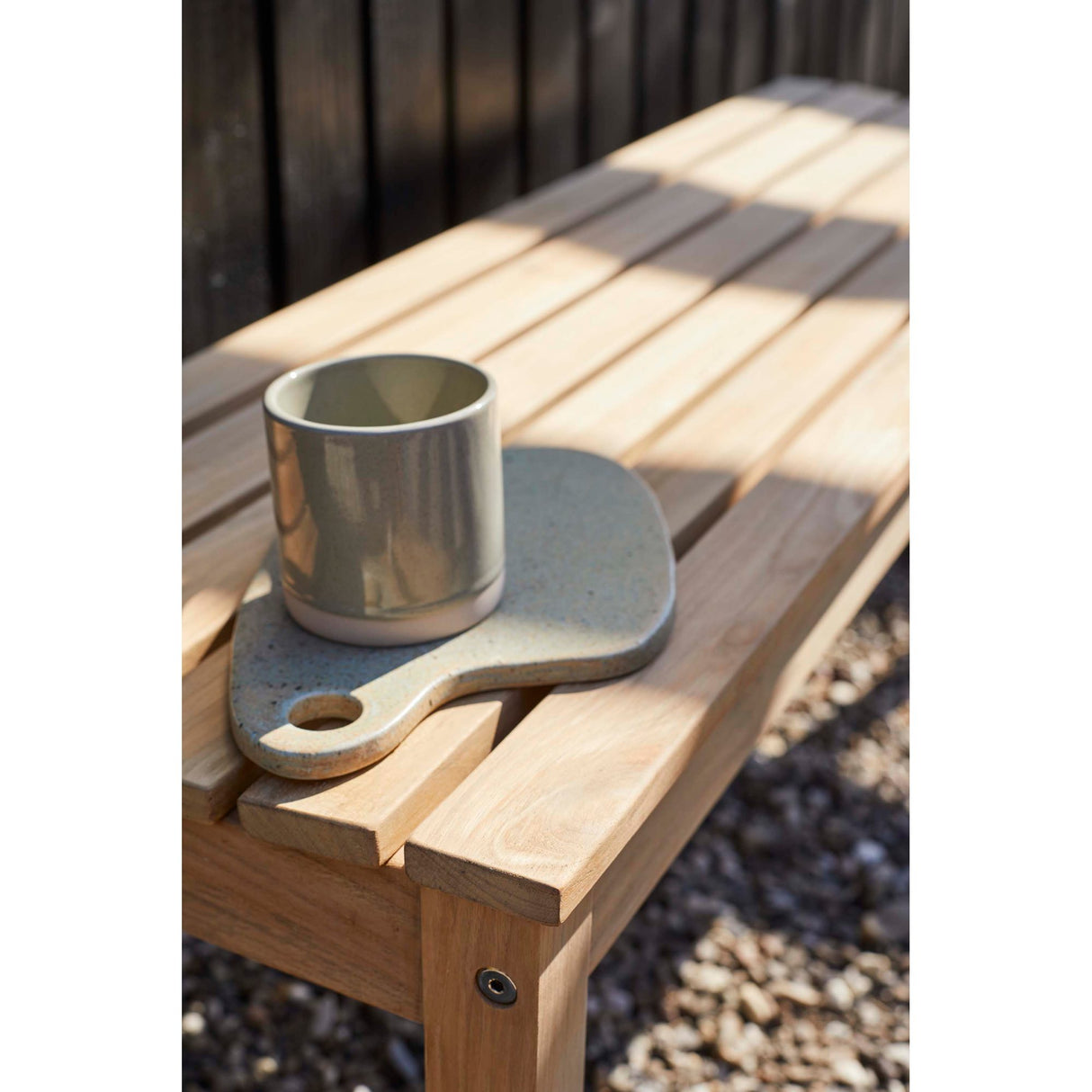 Vega Teak Trädgårdsbänk 120x40 cm - 2 personer