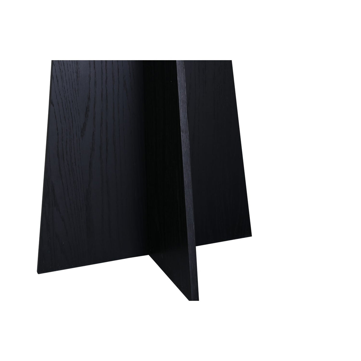 Bootcut Runt matbord Svart, MDF, ⌀110
