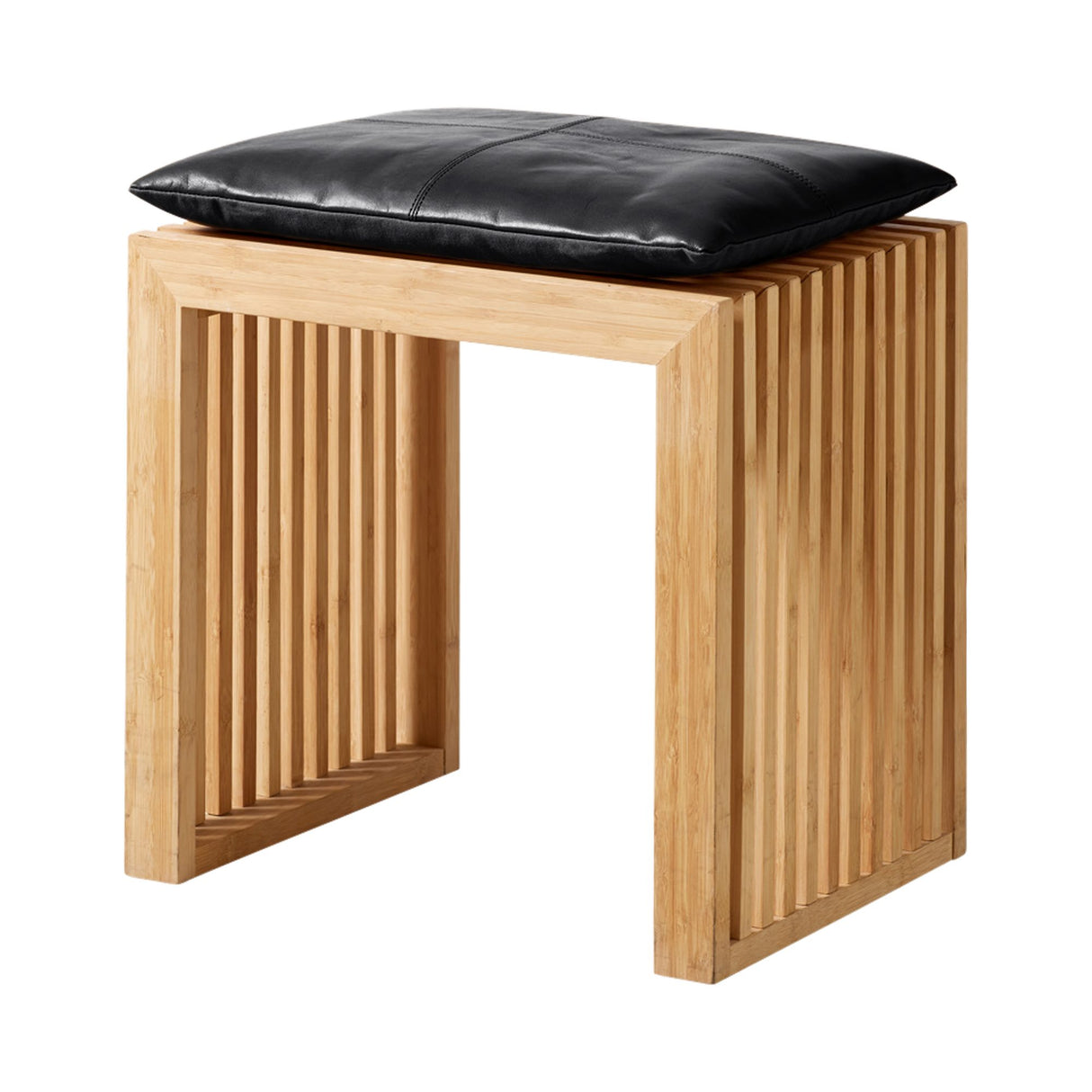 Rib Set Pall Bambu, Svart Sittdyna