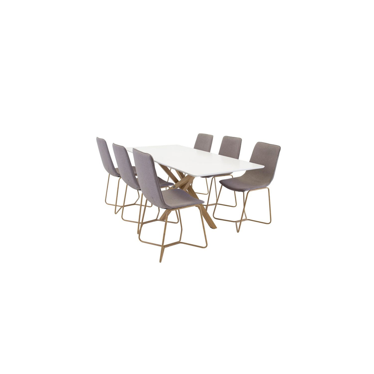 X, Piazza Rektangulär matgrupp