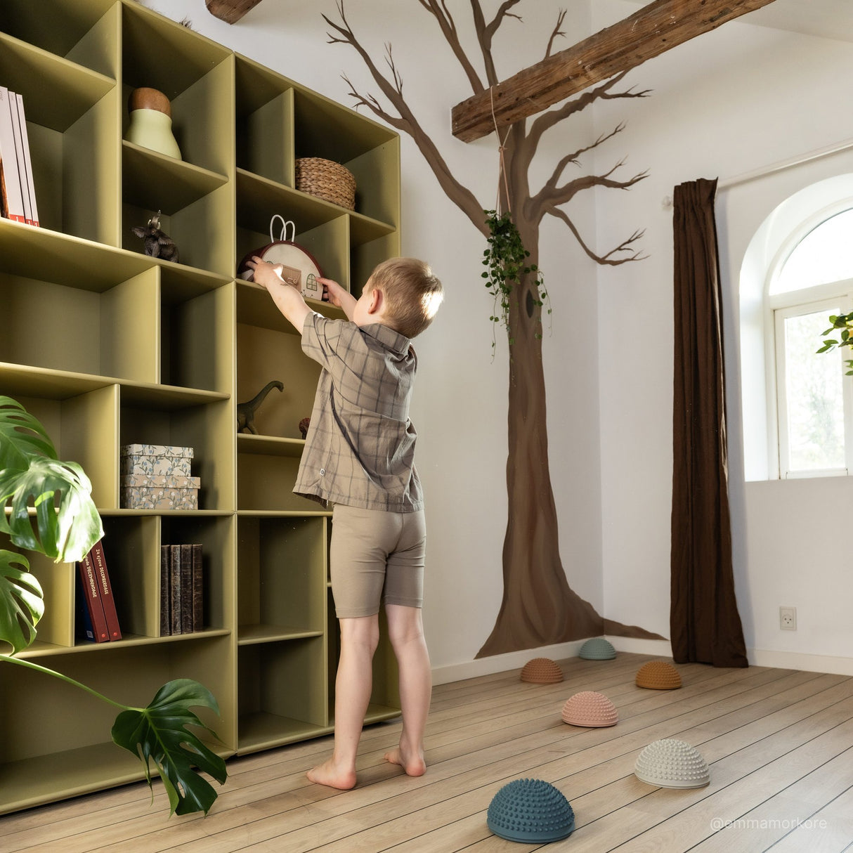 Brooklyn Quadrant-hylla Oliv