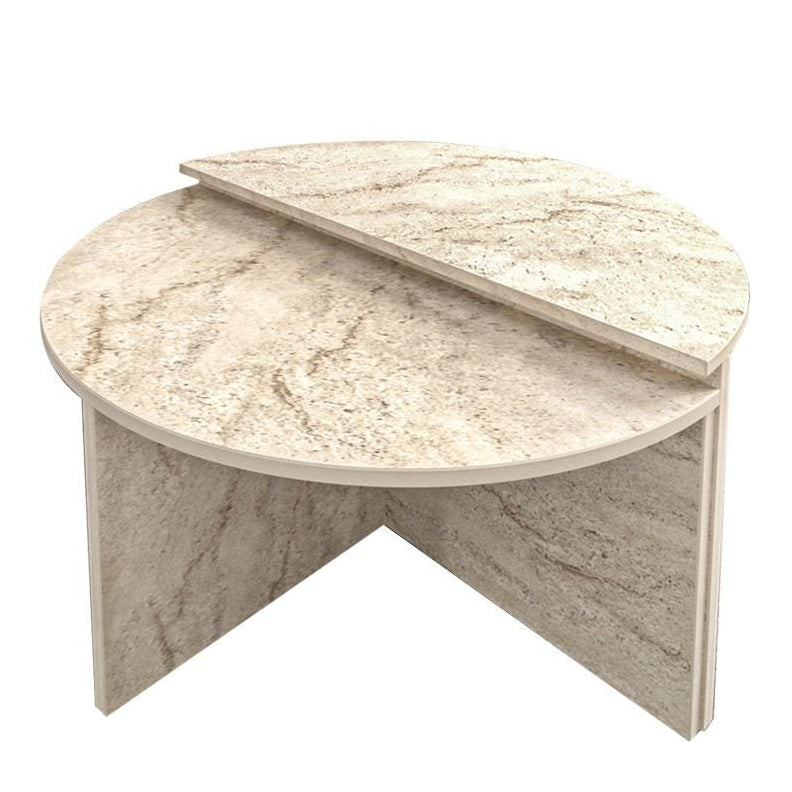 Ankara Soffbord Travertin