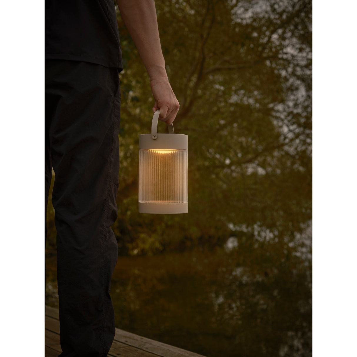 Coupar Solcell Uppladdningsbar Lampa Sand