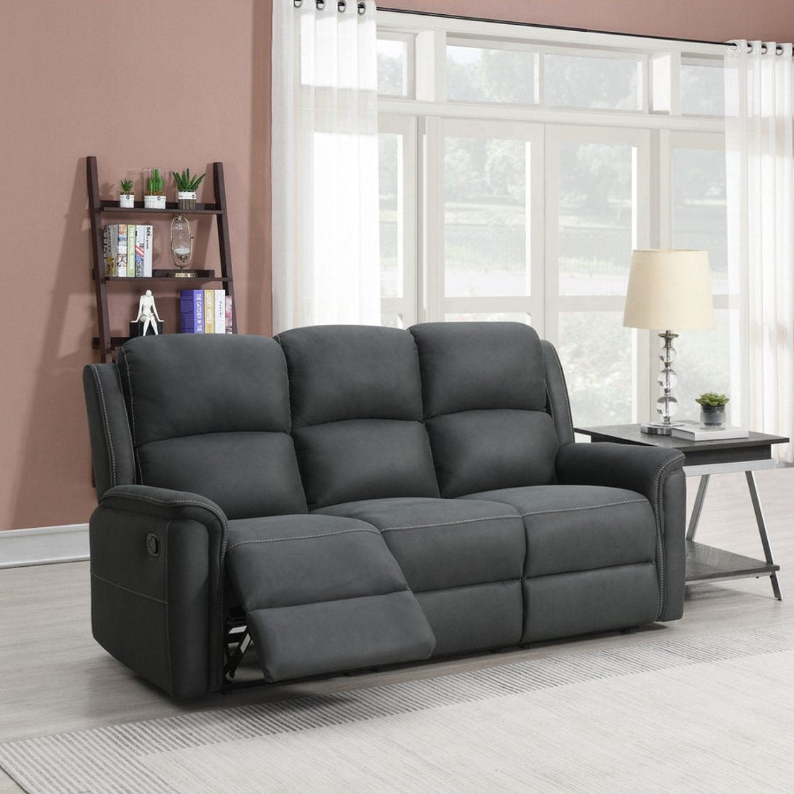 Staffan 3-Sits Reclinersoffa Grå