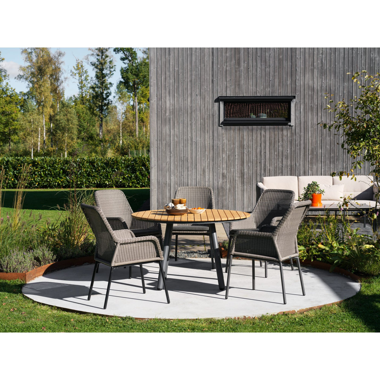 Bam Bo Utebord Antracit/Bambu