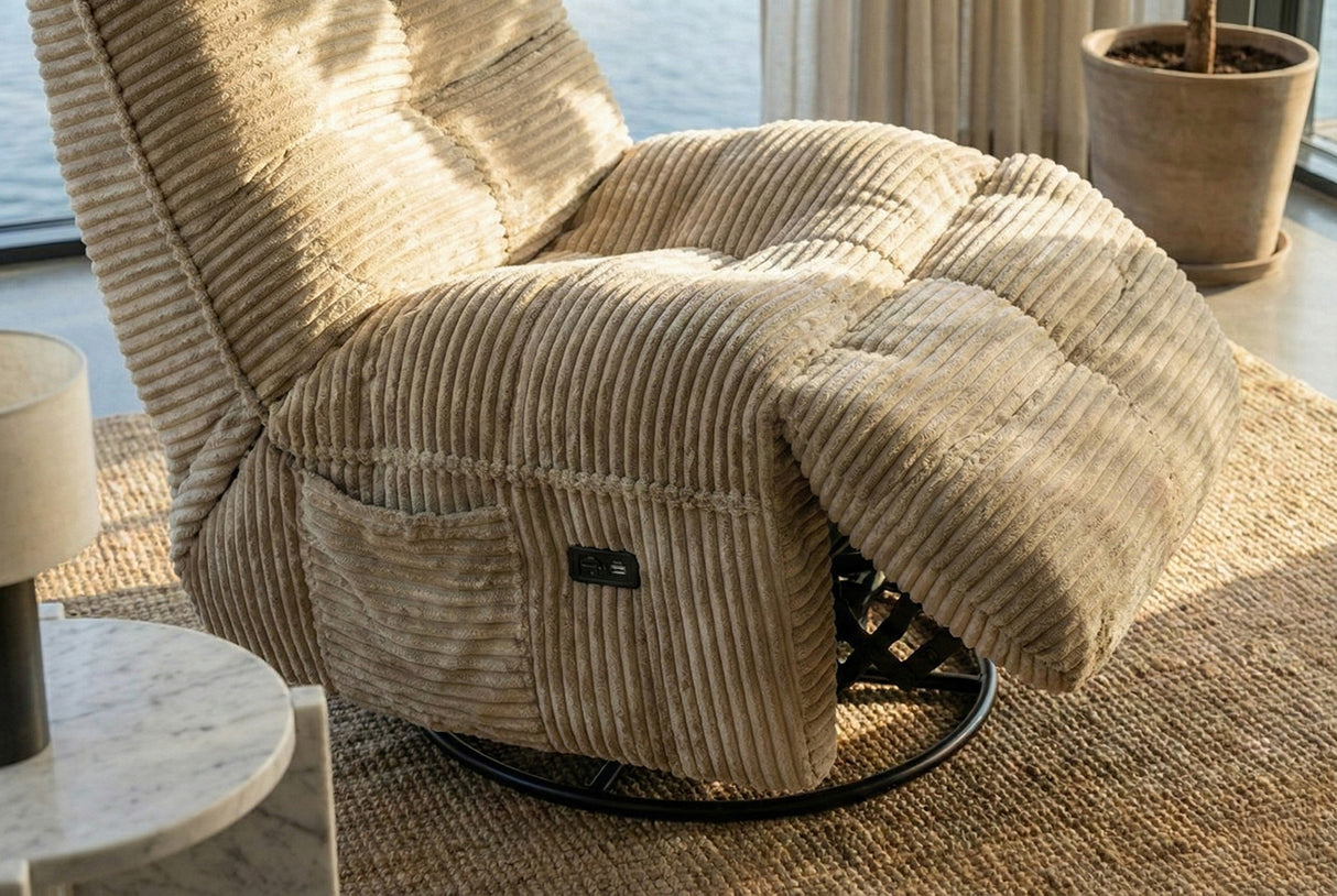 Dakota Snurrfåtölj med Recline