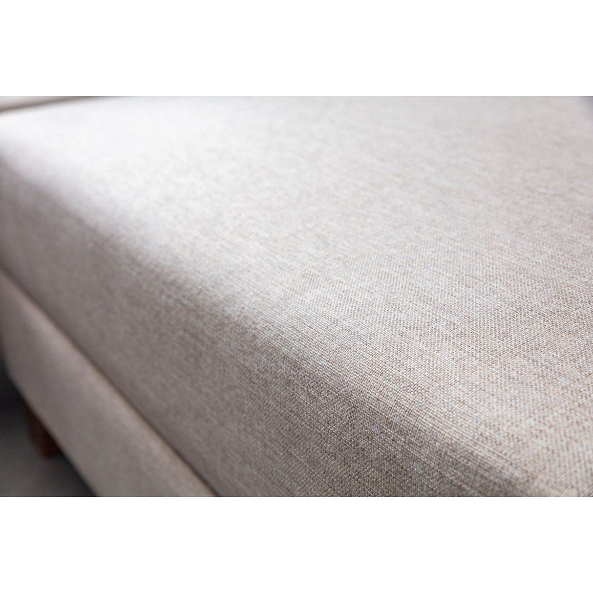 Porto (230 x 90 x 150 cm) Hörnsoffa-bäddsoffa Creme, Vänster