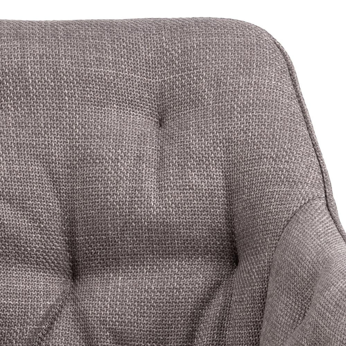 Toulon Karmstol Basel tyg Ljusgrå-Brun