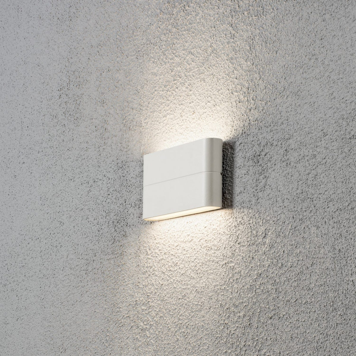 Chieri HP-LED 2x6W Vägglampa Ute Vit