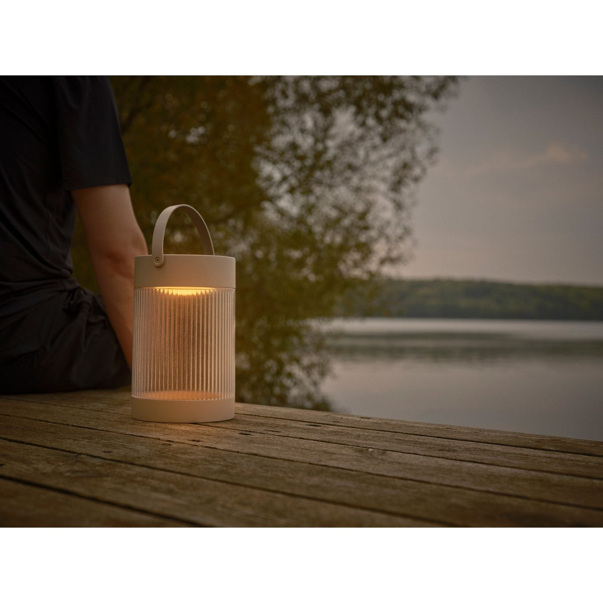 Coupar Solcell Uppladdningsbar Lampa Sand