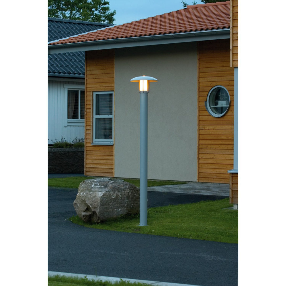 Heimdal 2m E27 Lyktstolpe Aluminium