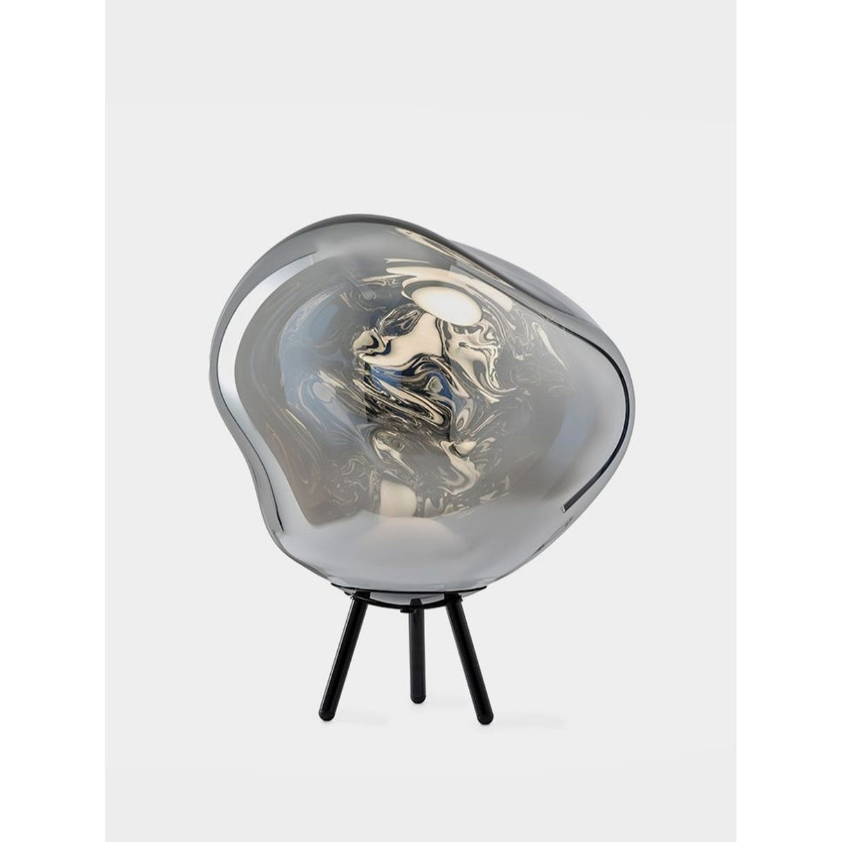 Melt Portabel lampa Silver/Black