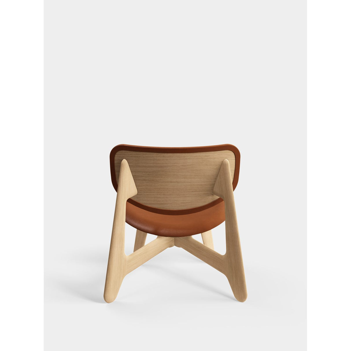 Slab Loungefåtölj Natural Leather Cognac