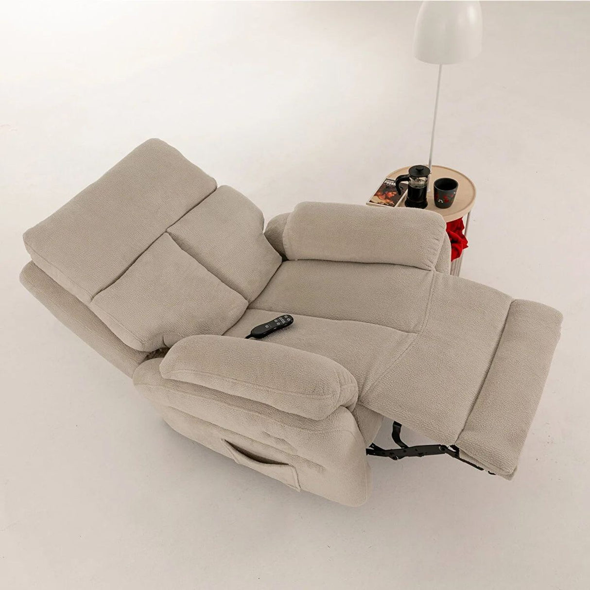 Angela Electric Reclinerfåtölj Kräm