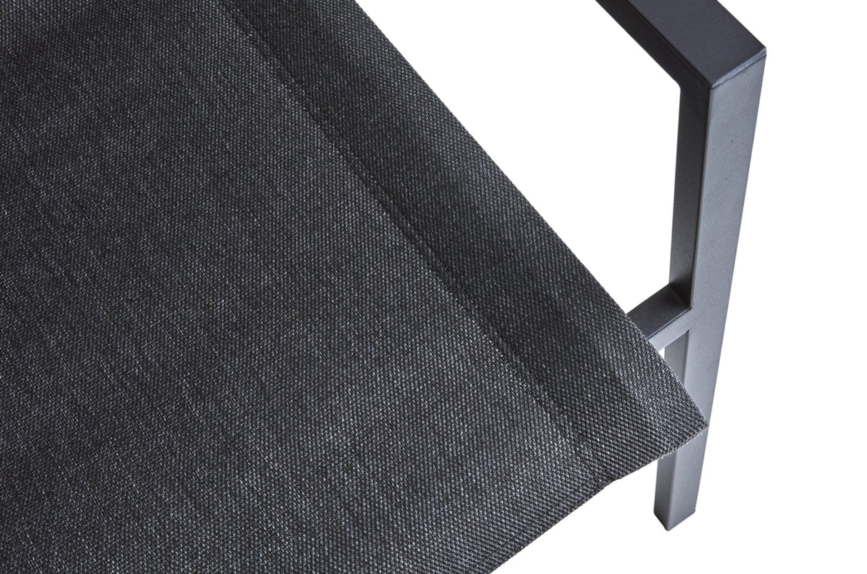 Comfy Karmstol Svart/Svart