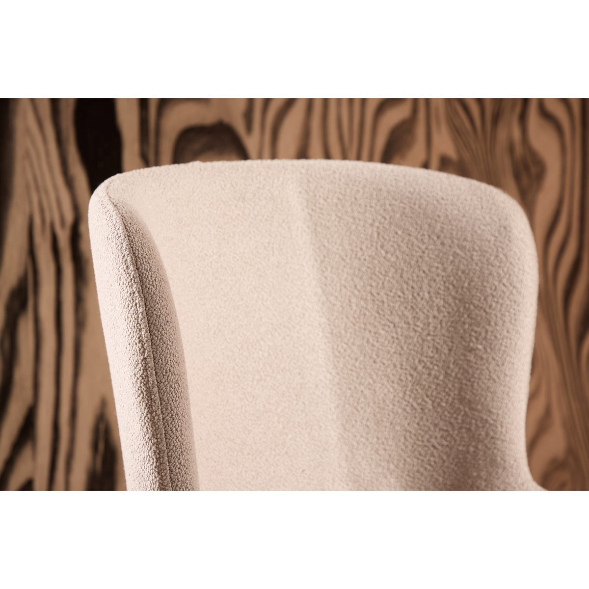 Astoria Matstol Beige, Bouclé, 54 x 83 x 52