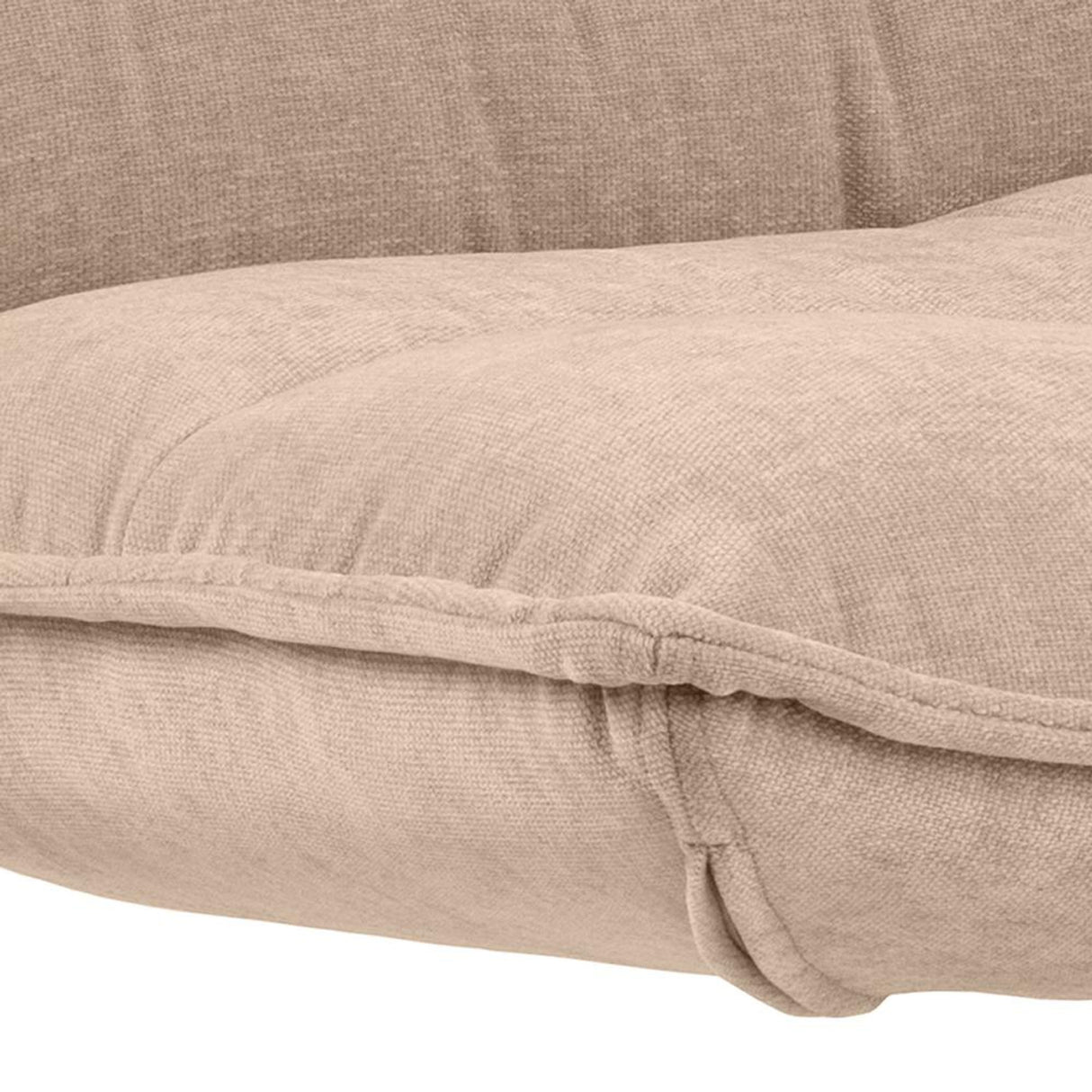 Loos Loungefåtölj Danny tyg Beige