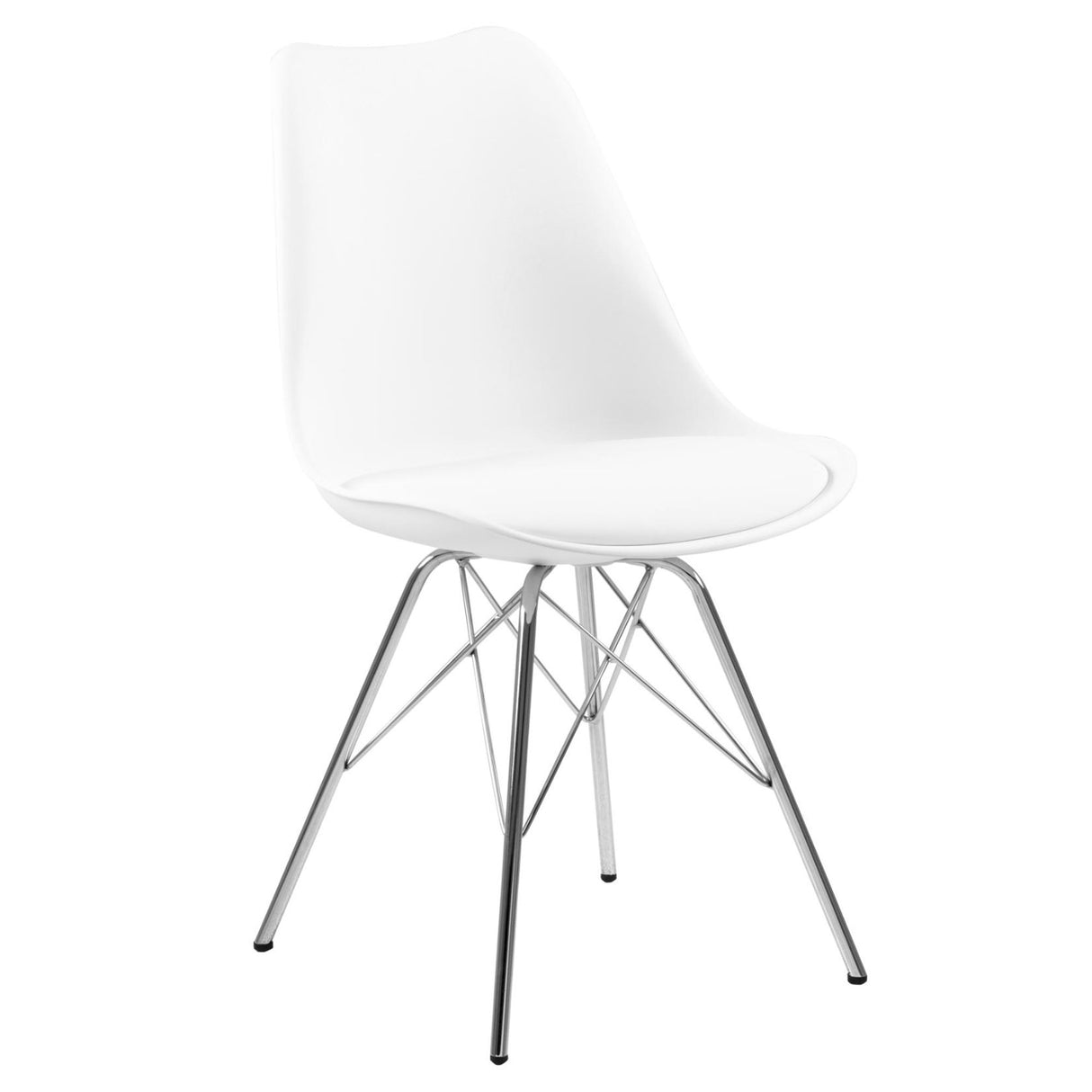 Shibuya Matstol Vit/Krom