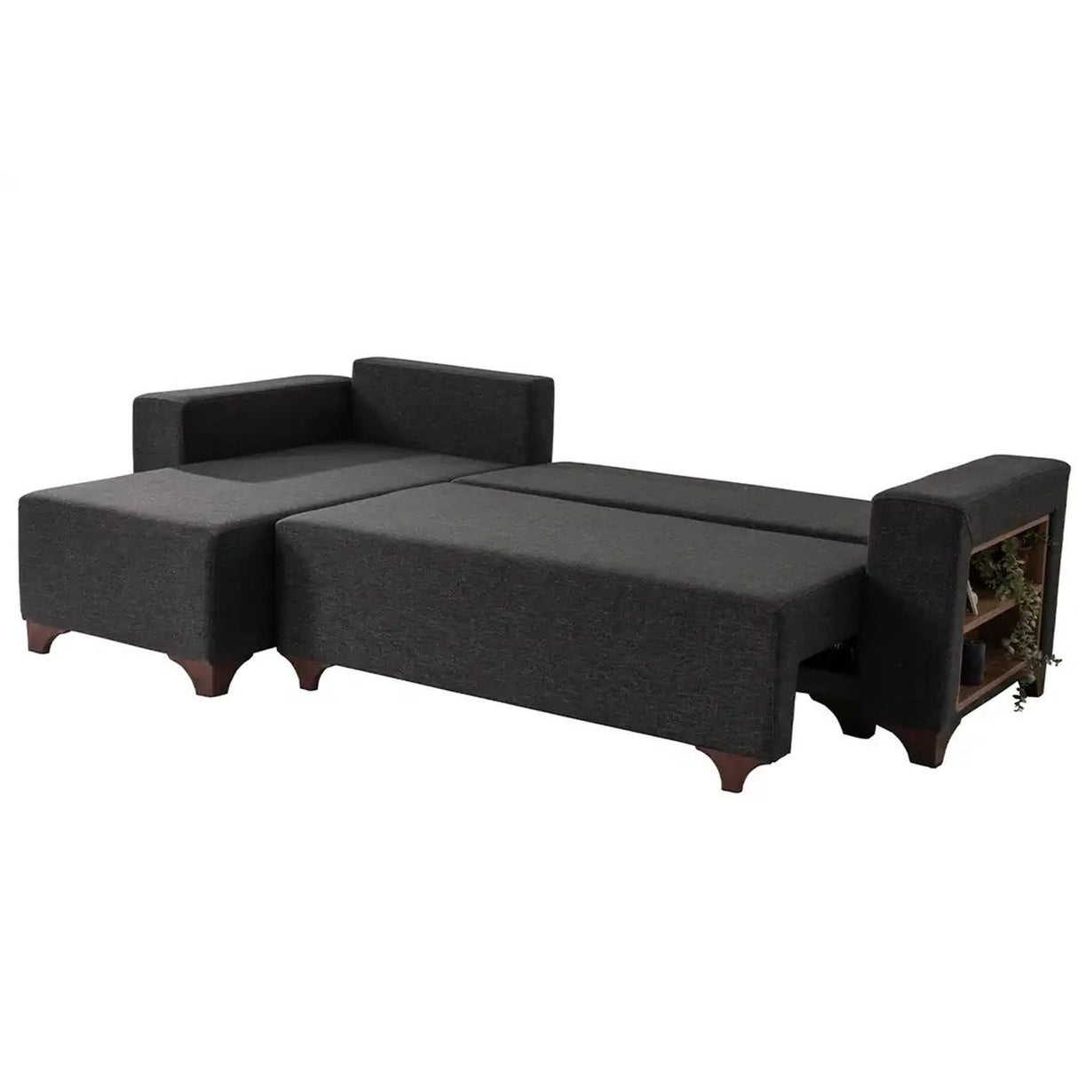 Dakar Bäddsoffa med divan Antracit