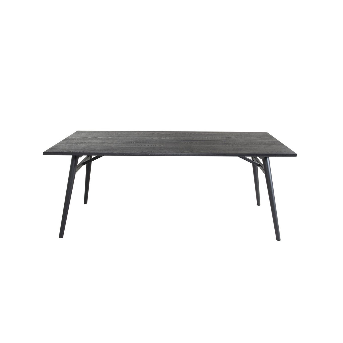 Sleek Rektangulärt matbord Svart, Fanér, 195 x 95