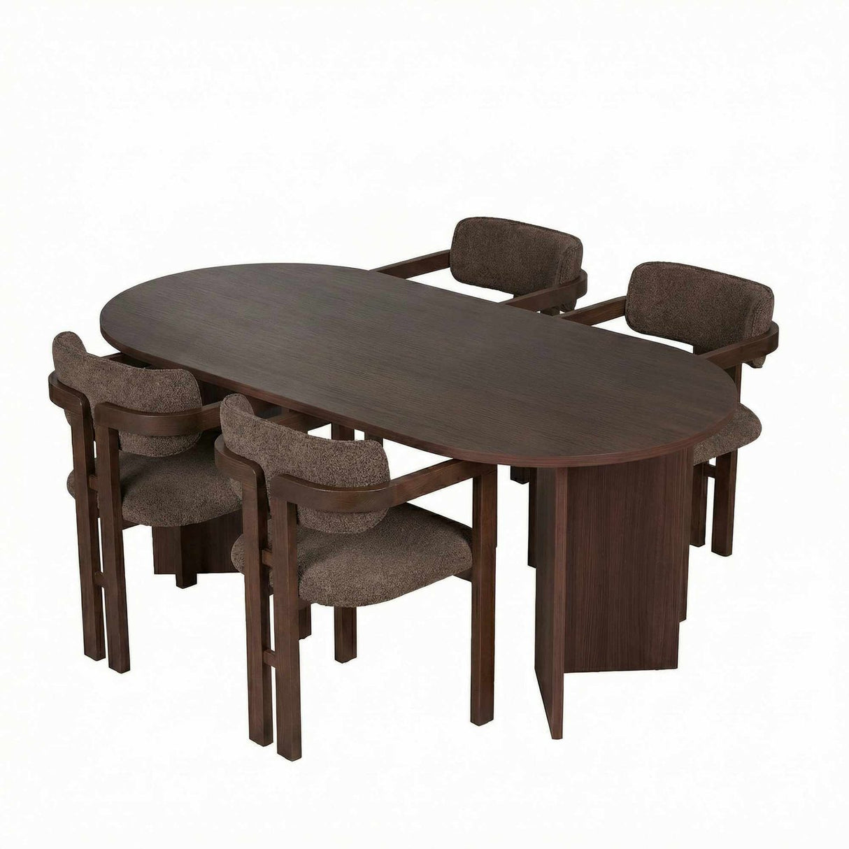 Claudina Matgrupp Walnut, Dark Walnut, Brown
